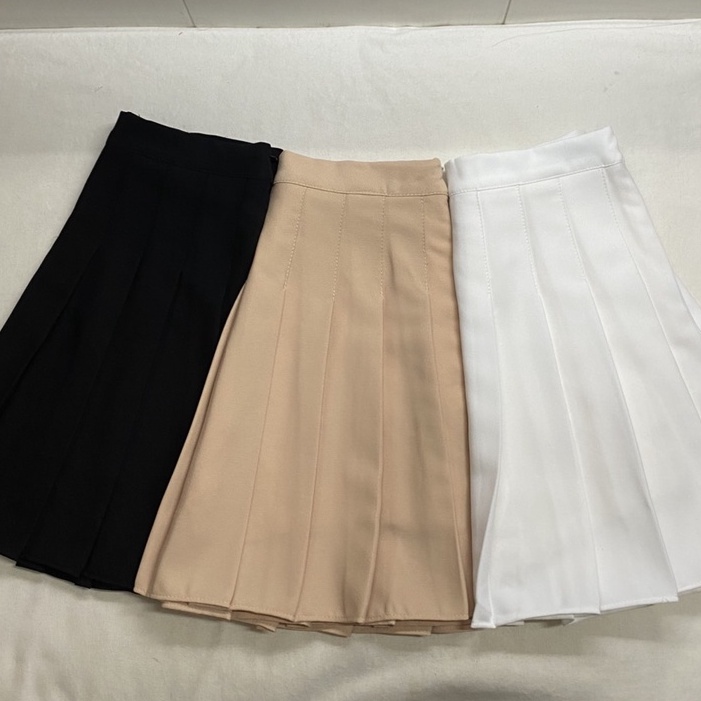 Chân váy tenis xếp ly  dáng chữ A có khoá kéo kèm quần trong from chuẩn vải đẹp