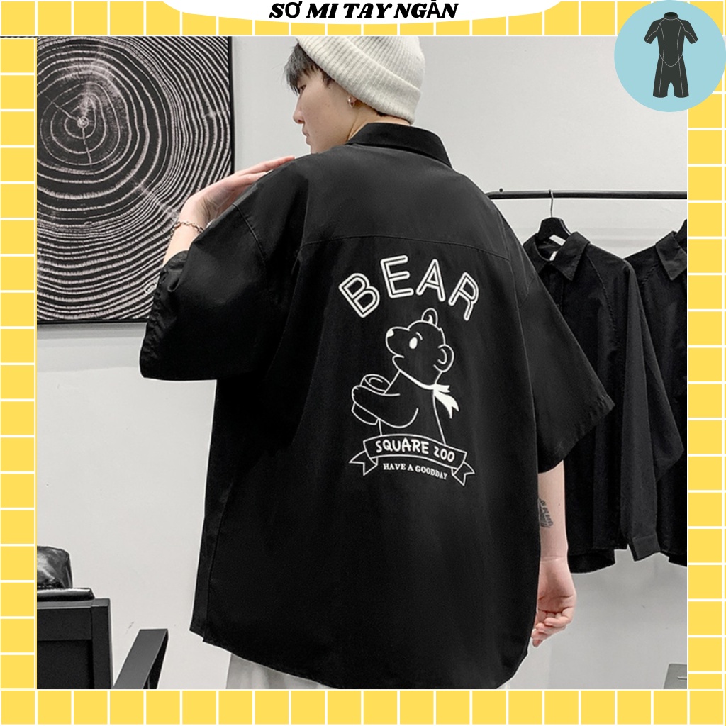 Sơ mi nam from rộng tay lỡ dạng unisex , sơ mi nam nữ vải voan lụa mịn mát free size 40kg - 70kg