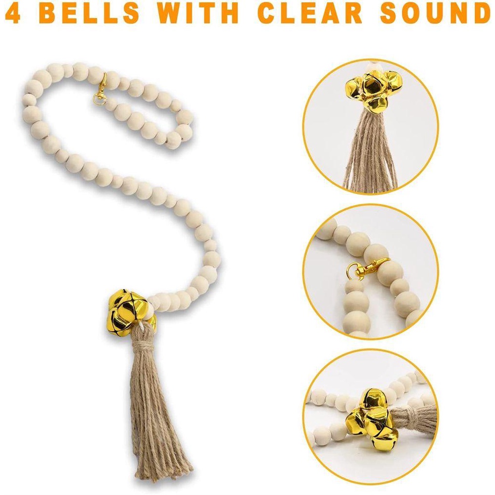 Giovanni Đồ Chơi Dây Thừng Cotton Gắn Chuông Cửa Dễ Dàng Điều Chỉnh Cho Cún Cưng