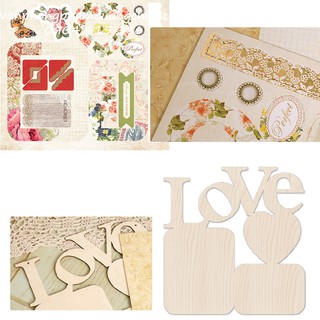 Bộ khung ảnh gỗ Scrapbook