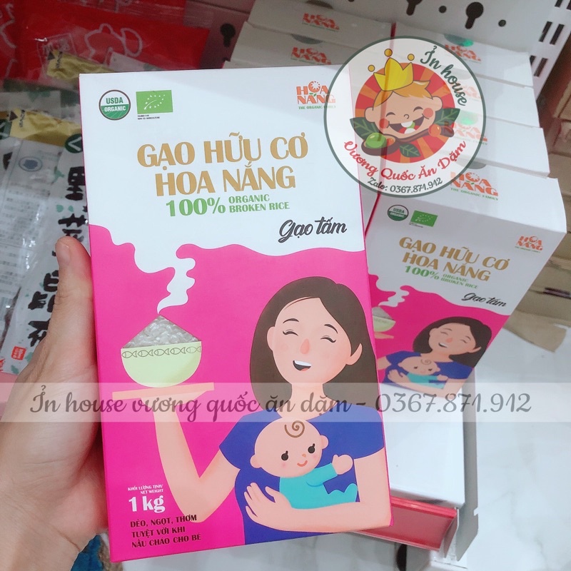 GẠO HỮU CƠ HOA NẮNG 1kg