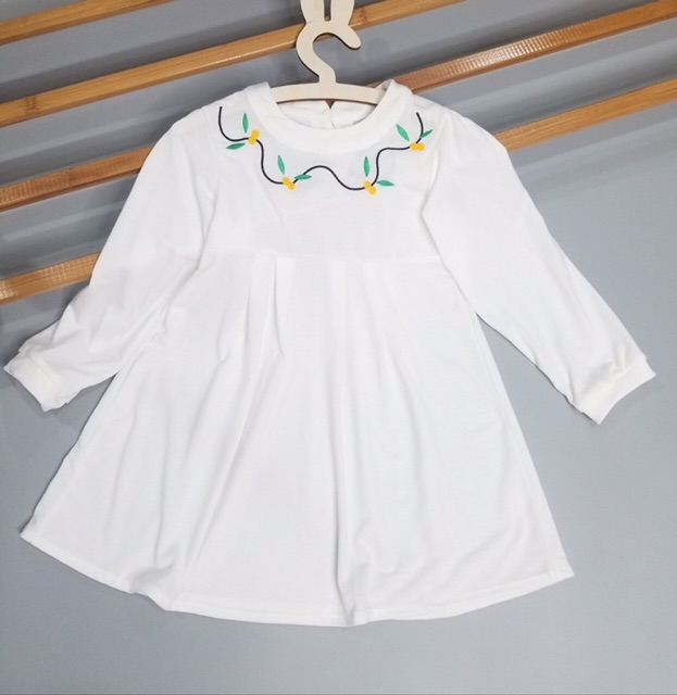 Đầm cotton xuất Hàn, Size XS -L  tương đương 14-30kg