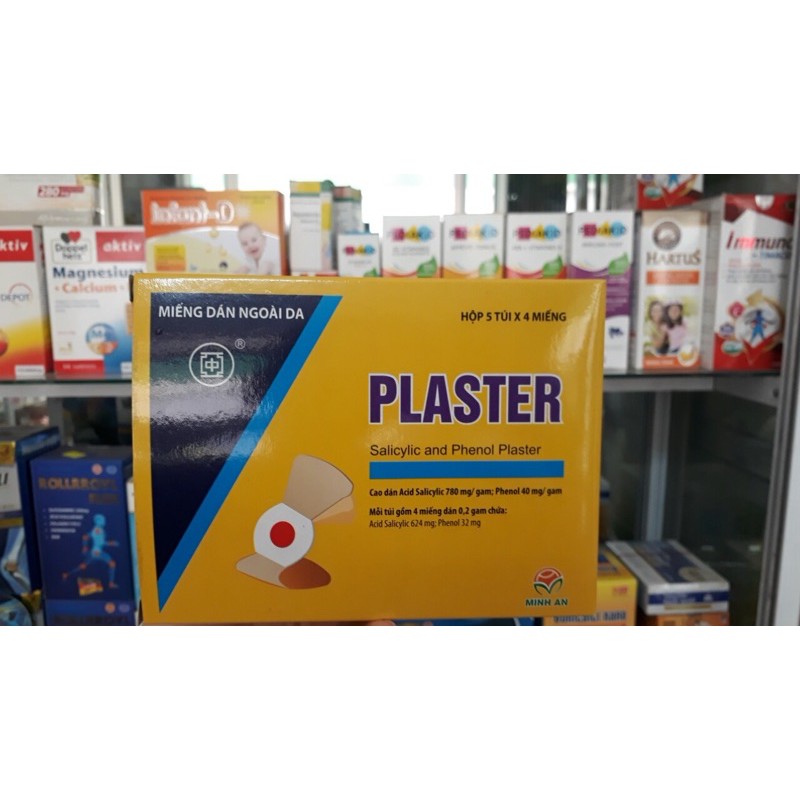 hộp 5 goi miếng dán mụn cóc, mụn cơm plaster