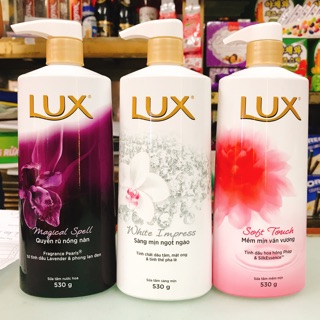 SỮA TẮM LUX SOFT TOUCH - WHITE IMPRESS - MAGICAL SPELL 530G