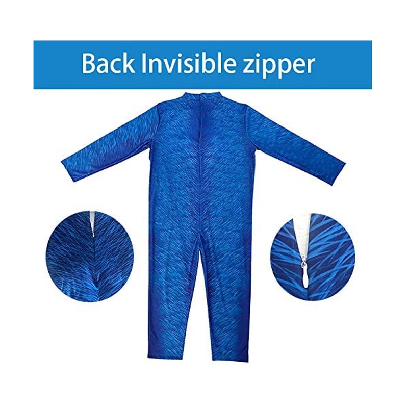 Newest Sonic Cosplay The Hedgehog Jumpsuit Child's Deluxe Costume Disfraz Costume Halloween gift