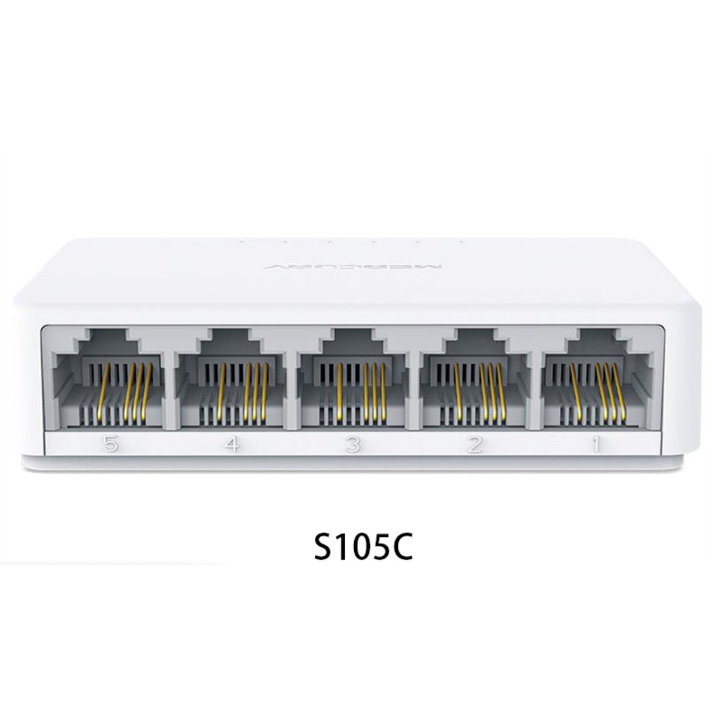 [BẢO HÀNH 1 NĂM] Bộ chia mạng Switch MERCURY S105C 100 Mbps 5 cổng