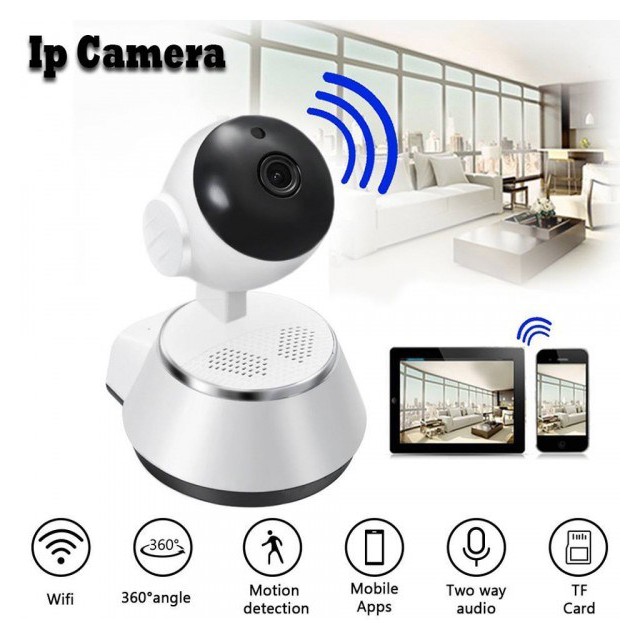 (KÈM THẺ CHUYÊN DỤNG)Camera IP Wifi KHÔNG DÂY V380 Plus FullHD 1080P,ghi âm, đàm thoại 2 chiều, cảnh báo, ghi hình | BigBuy360 - bigbuy360.vn