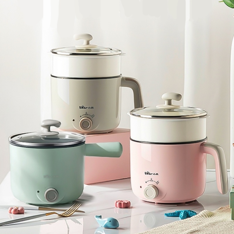 Nồi điện đa năng hầm cháo, nấu mỳ, nồi lẩu mini đa năng BEAR