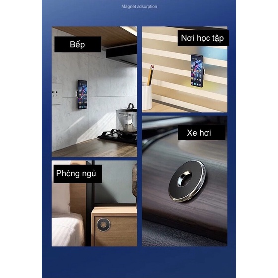 Đế hít nam châm, giá đỡ điện thoại dùng trên xe ô tô cực chắc, phụ kiện ô tô xe hơi XMAUTO