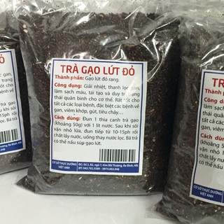Trà gạo lứt rang chảo gang bếp củi (gói 1kg)