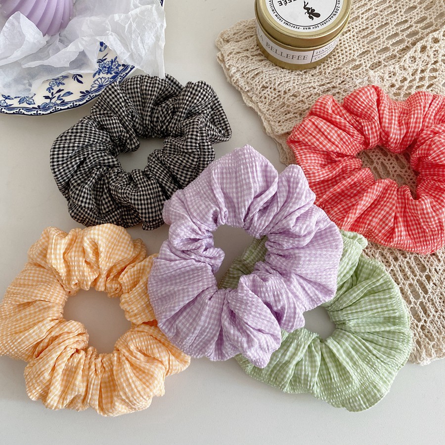 Dây Cột Tóc Scrunchies Dễ Thương Cho Nữ