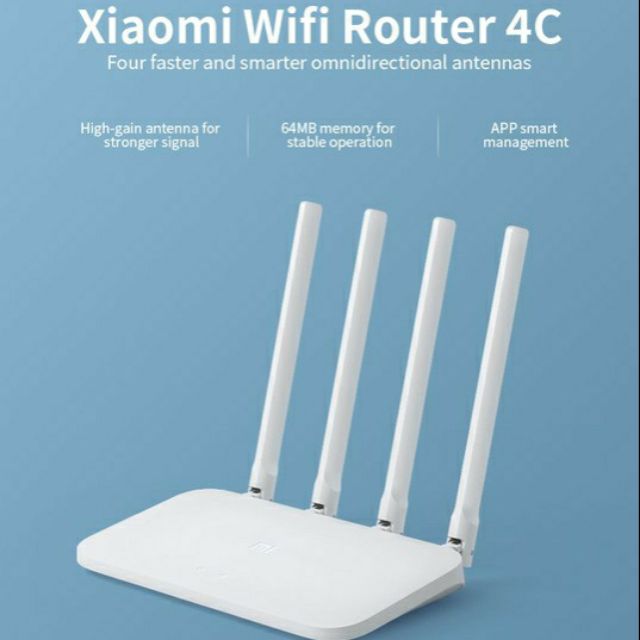 🔆 Bộ Phát Wifi Xiaomi Mi Router Gen 4C băng thông 300Mbps ☑ BH 12 tháng ( 💯 Chính Hãng ) Có kèm theo HD Cài Đặt