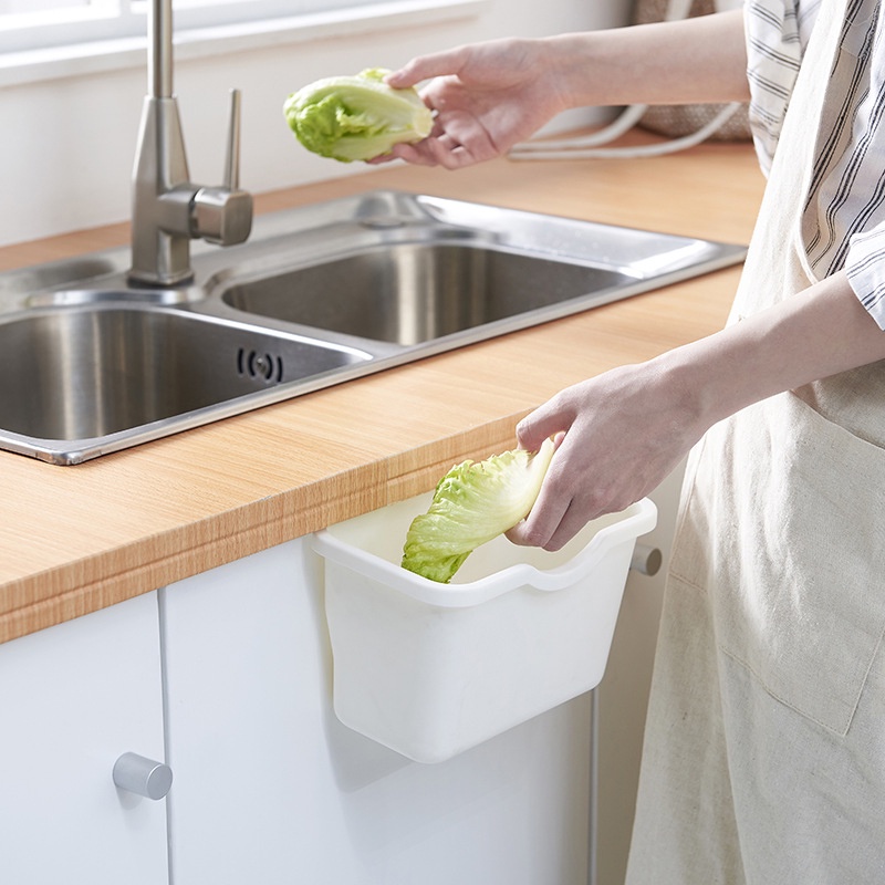 Thùng Rác Nhựa Đa Năng Treo Cửa Tủ Bếp Tiện Dụng