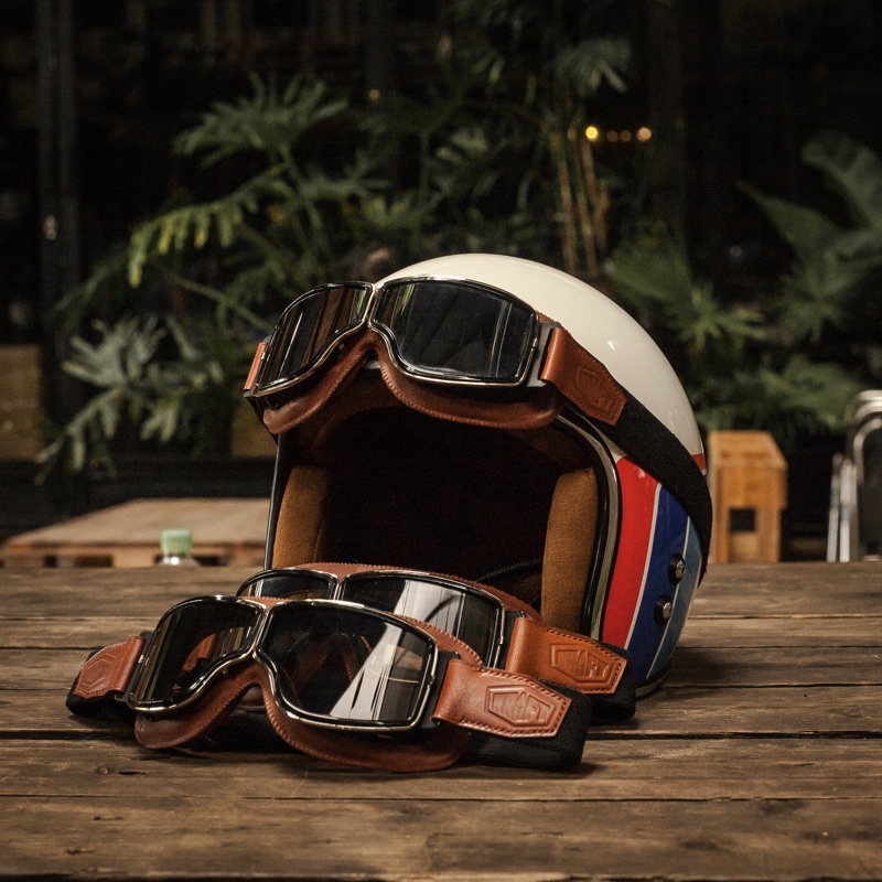Kính chắn gió phi công (Pilot) T1 gắn nón bảo hiểm Kraft Helmet - Tiệm Cũ Kĩ