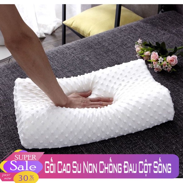 Gối ngủ gối cao su non chống ngáy ,dễ ngủ cho người mất ngủ