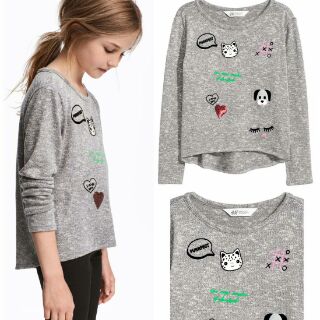 Áo len H&M bé gái size đại
