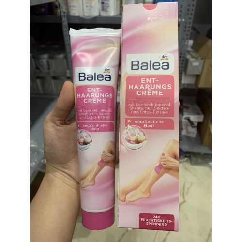 Kem tẩy lông và kem dưỡng sau wax Balea dành cho mọi loại da 125ml - Nội địa Đức - Shop Melyca