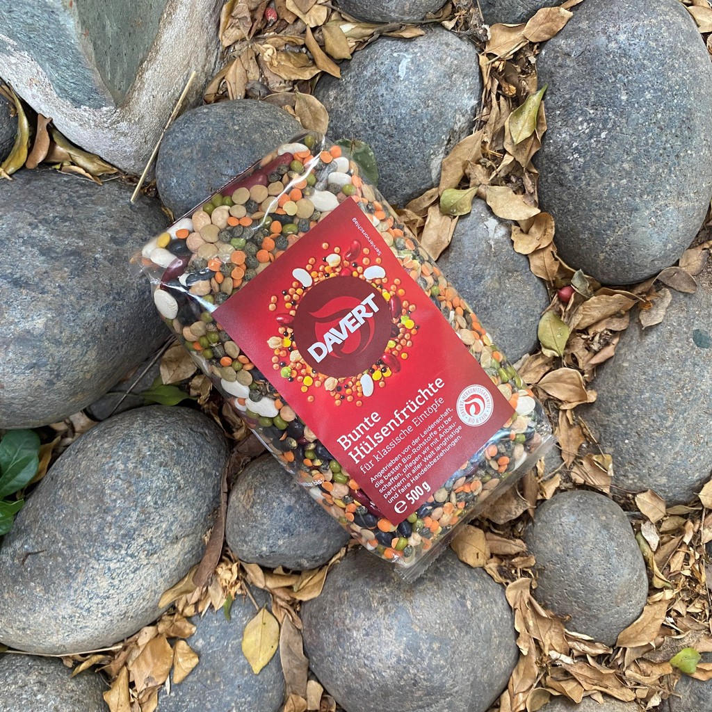 Hạt tổng hợp các loại đậu hữu cơ Davert 500g