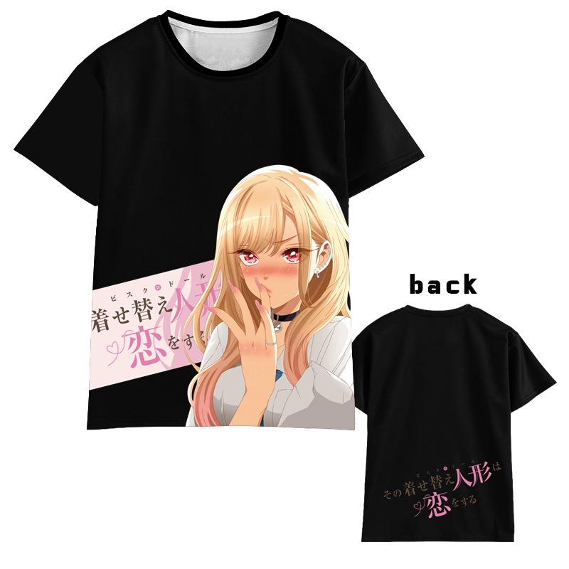 Áo Thun Tay Ngắn In Hình Anime My Dress-Up Darling Gojo Wakana Inui Sajuna Kitagawa Thời Trang Mùa Hè Cho Nam Và Nữ