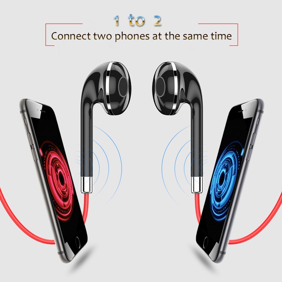 Tai Nghe Thể Thao Hexu Bt313 Kết Nối Bluetooth Không Dây Âm Thanh Siêu Trầm Có Mic Cho Iphone Android