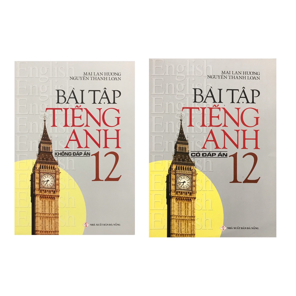 Sách - Bài tập tiếng anh 12 ( combo , có đáp án , không đáp án )