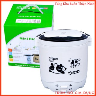 Nồi Cơm, Cặp Lồng Điện Mini 2 In 1 Bảo Hành 1 Tháng