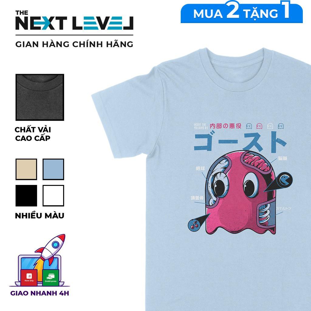 Áo thun Blinky - Pacman Unisex THE NEXT LEVEL, Cotton 100% 4 màu nam nữ - BT0145