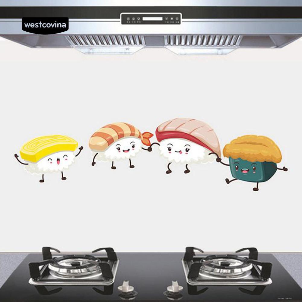 Decal dán tường bếp trang trí