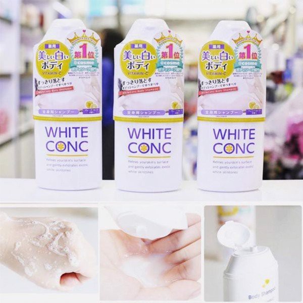 Sữa Tắm Dưỡng Trắng Da White Conc Chai 360ml
