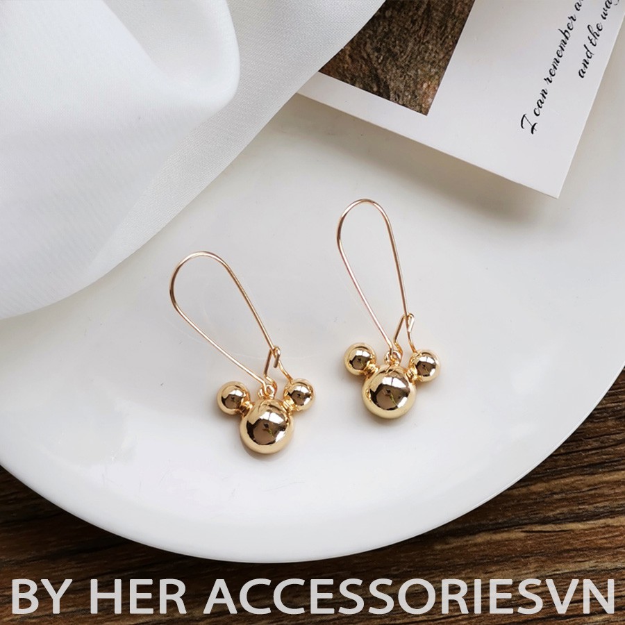 Bông Tai Nữ Micky Phong Cách Vintage Her Accessoriesvn H24