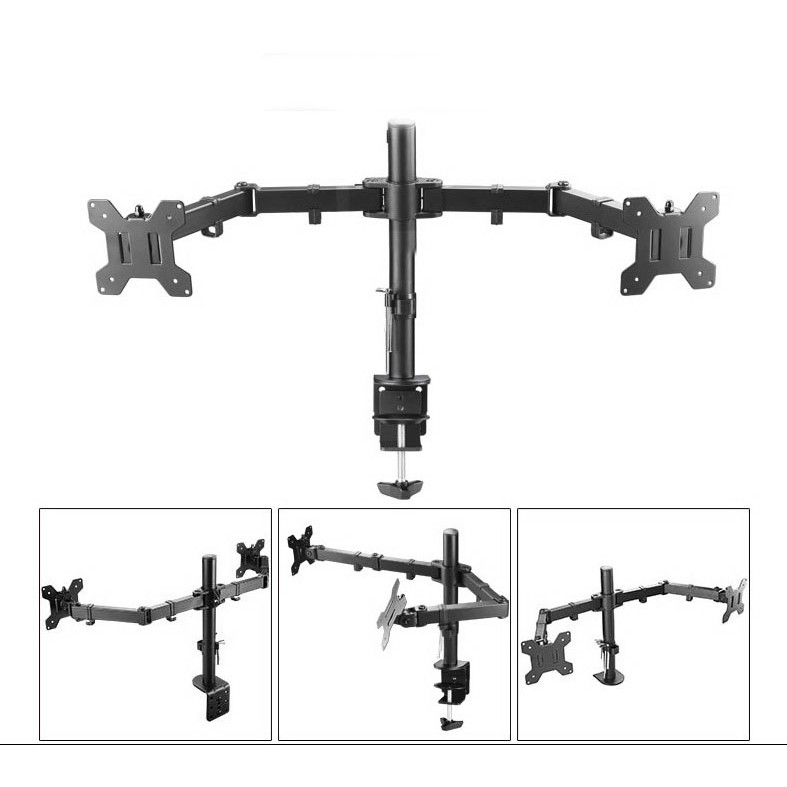 Giá Treo Màn Hình Máy Tính, Tivi-Tay Đỡ 2 Màn Hình 13-27 Inch MD6442/ML6442 | BigBuy360 - bigbuy360.vn