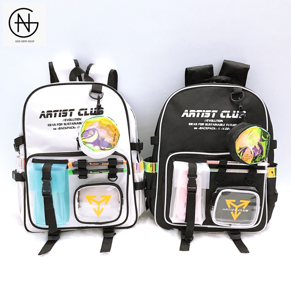 Balo Đi Học Nam Nữ Đẹp Học Sinh Hologram Dạ Phản Quang Phát Sáng  BL DQ AT 01