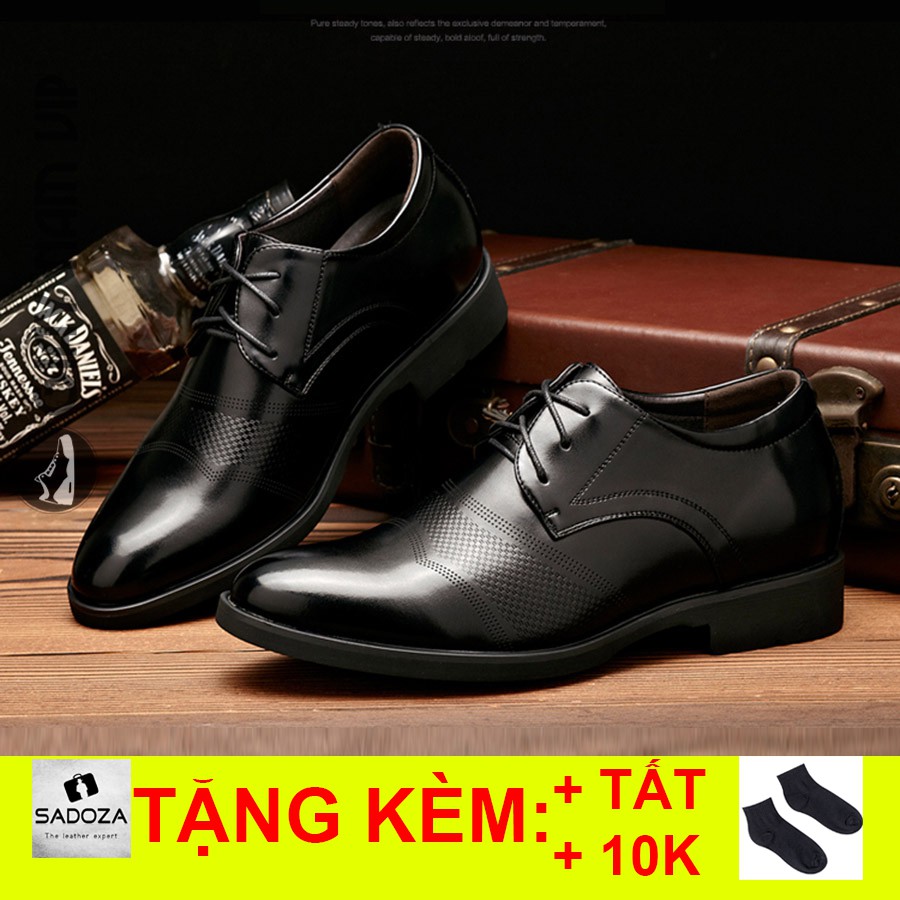 Giày Tăng Chiều Cao Nam - FREESHIP - Giày Nam Đẹp Chuẩn Men GD46