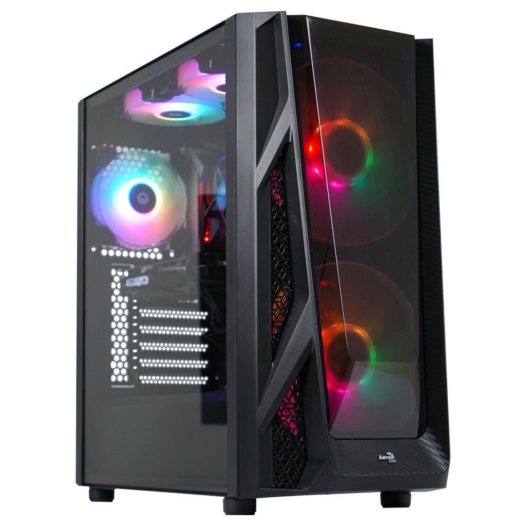 Case máy tính Aerocool night hawk - kính cường lực