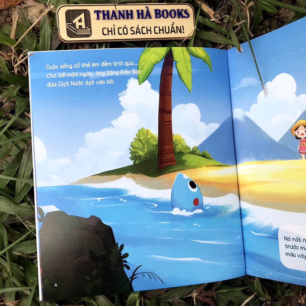 Sách - Thế giới quanh em - Sắc Màu của Giọt Nước - Dành cho bé 1 - 6 tuổi (Dòng sách đọc to)