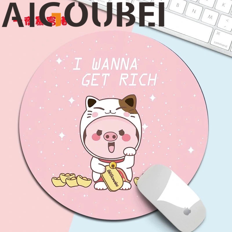 Miếng lót chuột nhỏ sáng tạo hình động vật hoạt hình dày dặn có đệm thư giãn cổ tay