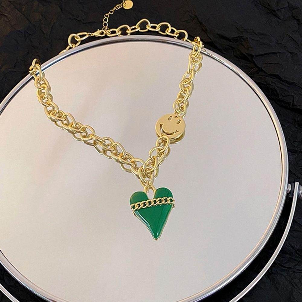 Vòng cổ Hợp Kim Mặt Cười Thời Trang Hàn Quốc Dành Cho Nữ