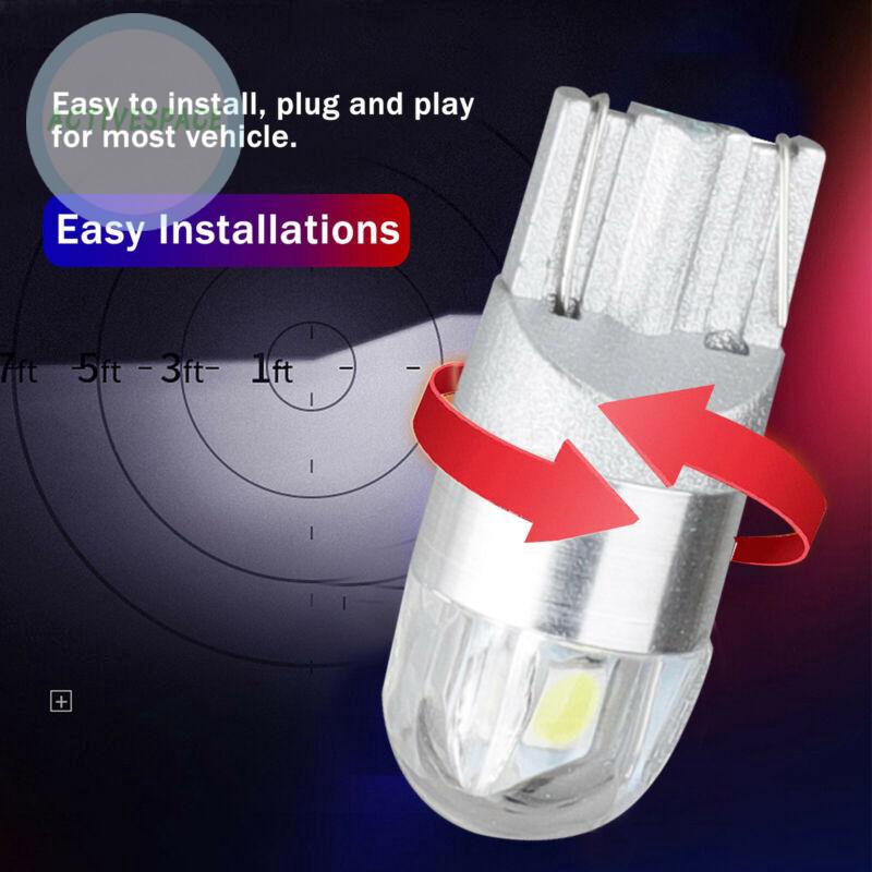 10 Bóng đèn Led T10 W5W Dc 12v 6000-6500k chuyên dụng dành cho ô tô