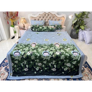 Ga gối THUN LẠNH 5D cao cấp