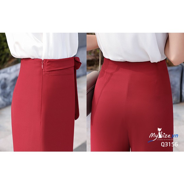 Quần Ống Rộng 2 Lớp Thắt Nơ - Mã Số Q3156