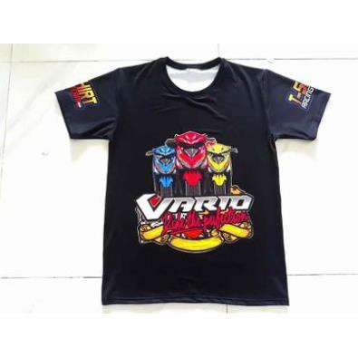 [ Áo Tem Xe ]  Áo Thun Vario 3D Cotton 4 chiều 100% T-Shirt Racing Team - Bảo Hành Bung Tróc Vĩnh Viễn ་ ྇