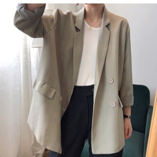 Order áo blazer phong cách hàn quốc cự xinh( kèm ảnh thật)