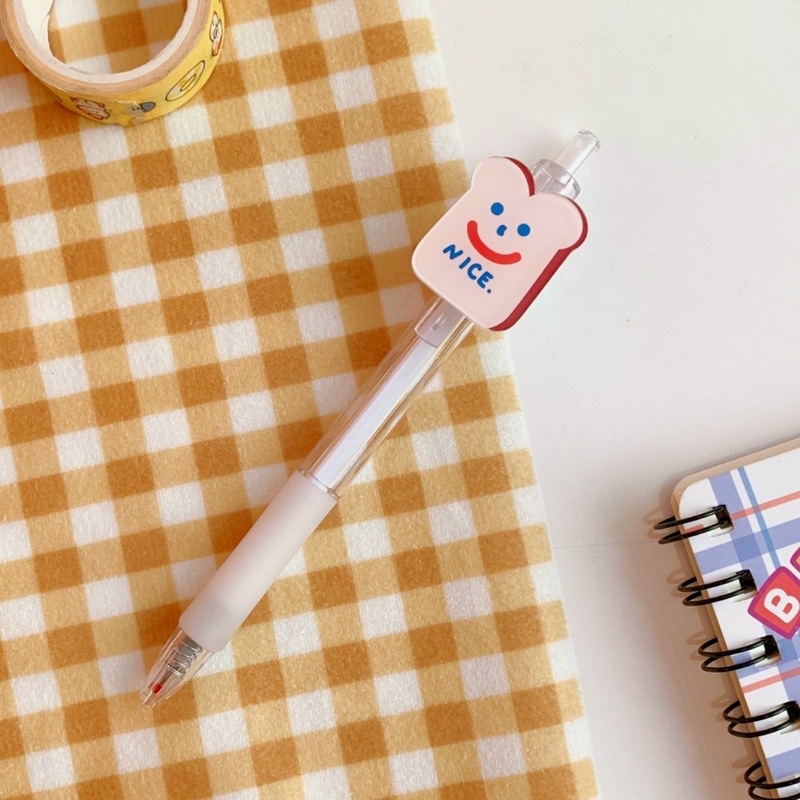 Bút Bi Dễ Thương ⚡️SIÊU KUTE⚡️ Bút Bi Hình Cô Gái Gel Mực Đen 0.5mm