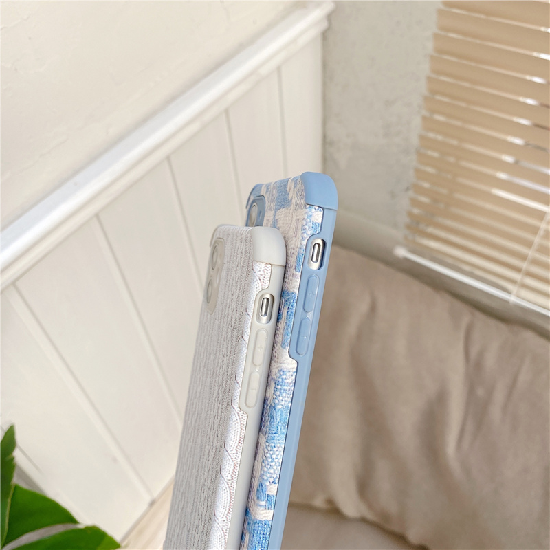 Leather Case for iPhone 13 / 12 Mini Pro Max ip11 7 8 Plus Pattern Printing Four-corner Protective Phone Case | BigBuy360 - bigbuy360.vn