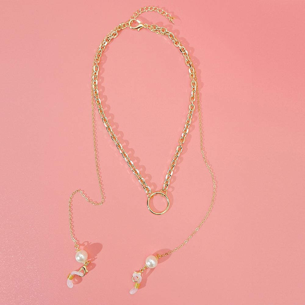 Dây Đeo Mắt Kính Chống Thất Lạc Họa Tiết Hoa Rỗng Kèm Kẹp Mắt Kính