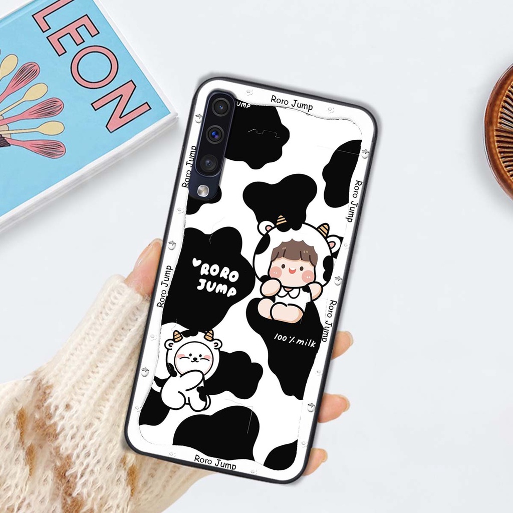 Ốp lưng Samsung A30s / A50 / A50s / A70 in hình gấu cute,bò sữa 3D cute dễ thương bảo vệ điện thoại