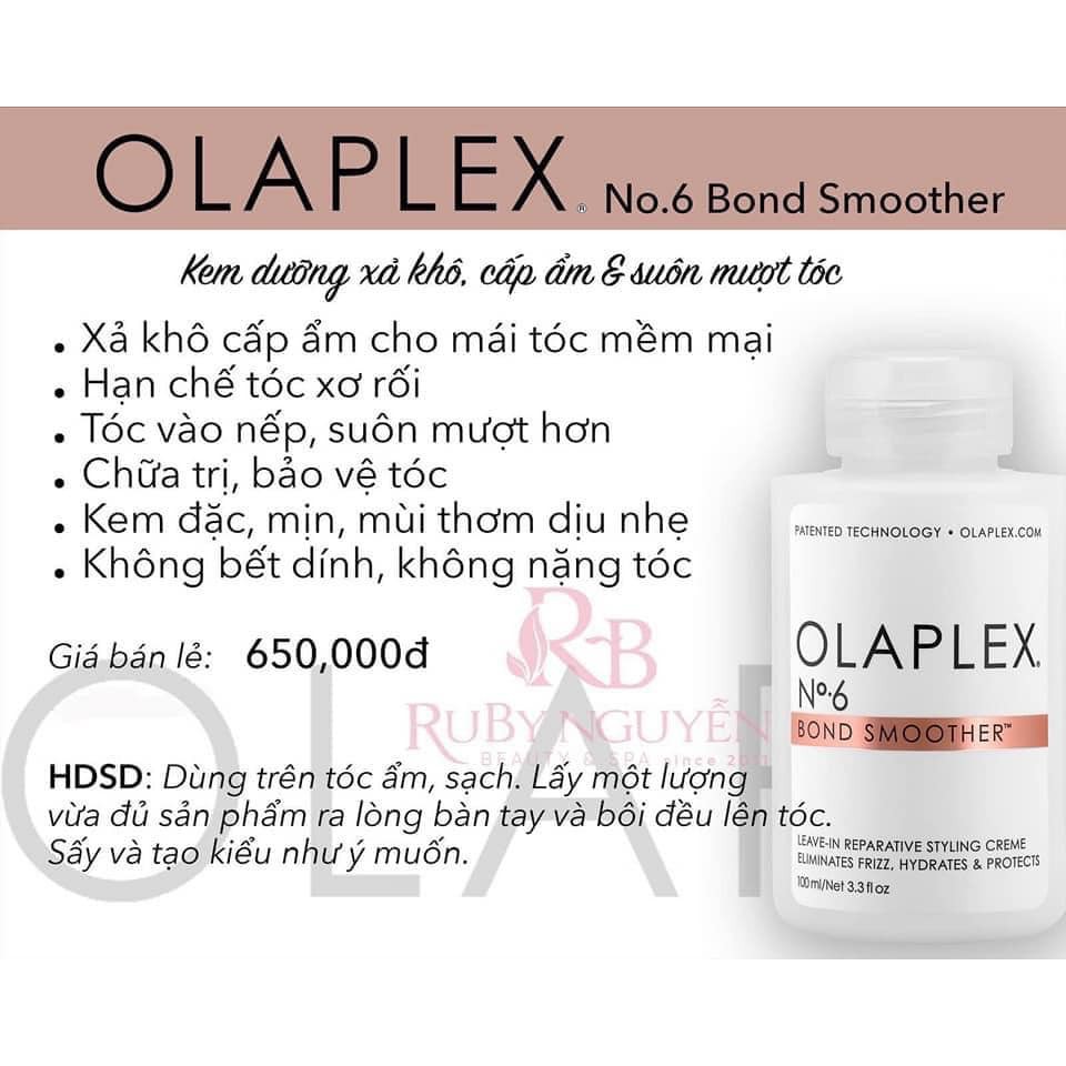 Kem Xả Khô Ôla.aplex No.6 Bond Smoother 20ml