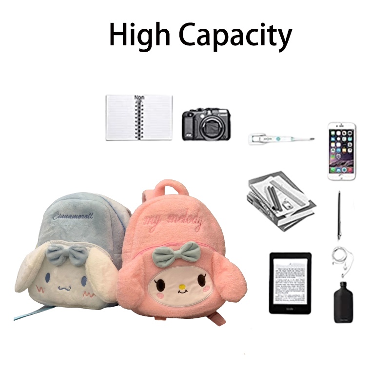 Balo cho bé hình cinnamoroll Melody kiểu dáng đáng yêu