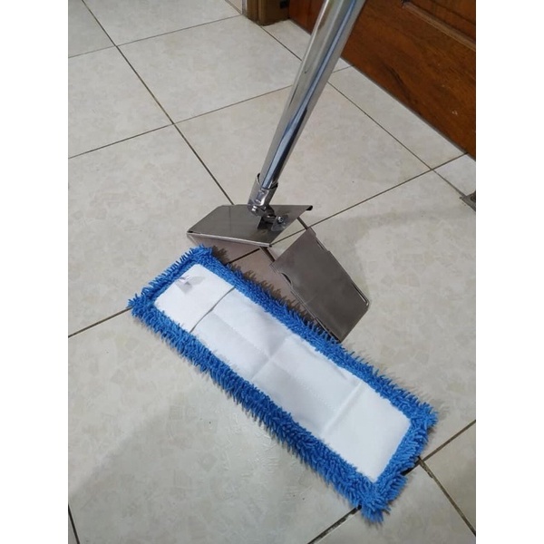 compo 1 chổi lau 45cm + 1 bông lau thay thế ( chổi cán rút homeinno)