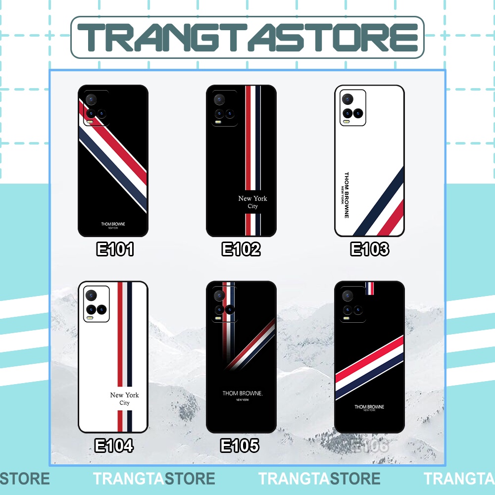 Ốp Vivo Y21 / Y21s / Y33s in hình hoạt tiết thombrowne dễ thương siêu hot